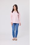 WEARABLE CREW TOP - pastel pnk